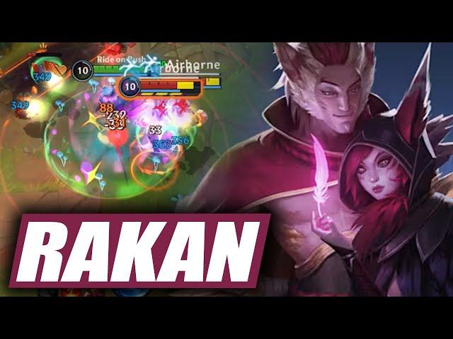 Wild Rift Rakan Support Carry in Season 14 (Build & Runes)