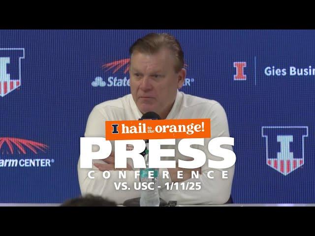 Illini Men's Basketball | Postgame Press Conference vs. USC 1/11/25