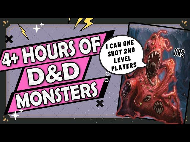 4+ Hours of DnD Monster Facts To Fall Asleep To