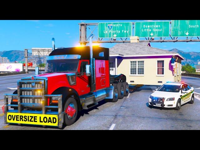 Hauling Entire House in GTA 5 RP!