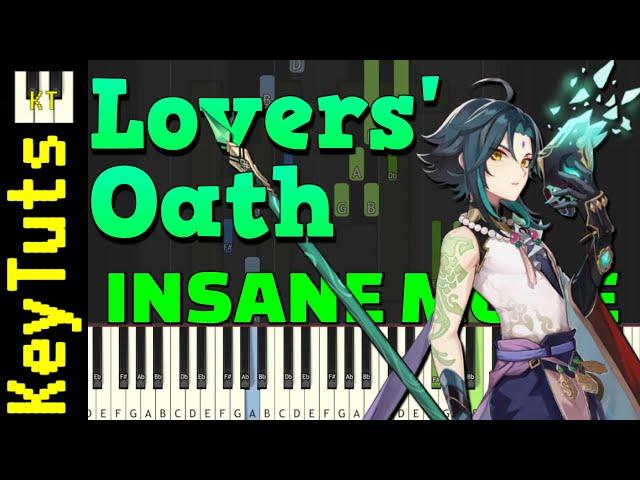 Lovers’ Oath (Guizhong's Lullaby) [Genshin Impact] - Insane Mode [Piano Tutorial] (Synthesia)