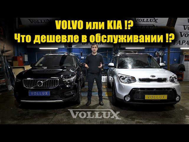 VOLVO против KIA !? Что дешевле в обслуживании !? | VOLLUX