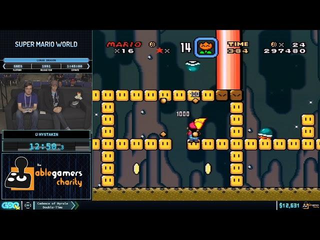 Super Mario World by mystakin in 1:37:40 - GDQx 2019