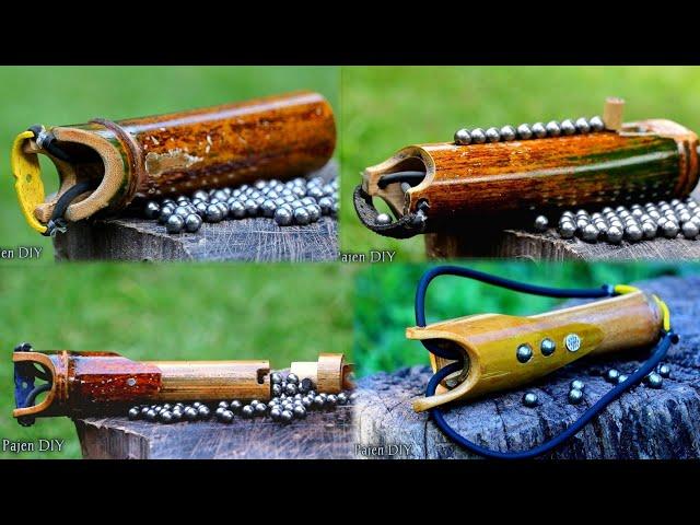 4 Unique Bamboo Slingshots