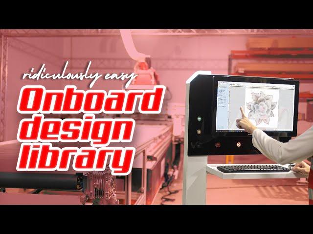 Onboard Design Library with CNC Factory. It's ridiculously easy!