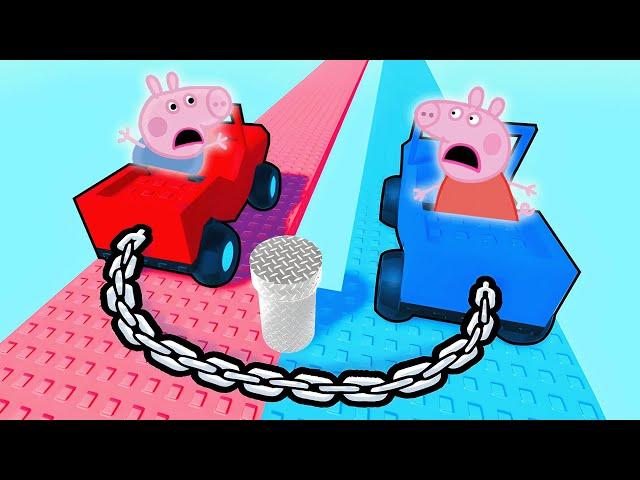 Peppa Pig Play Chained Cars in Roblox