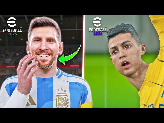 eFootball 2025 vs eFootball 2024 - Gameplay and Graphics Comparison