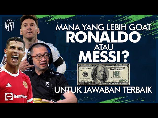 [JustHY] Mana Yang Lebih Goat, Ronaldo Atau Messi? Giveaway 100$ Untuk Jawaban Terbaik! | R66 Media