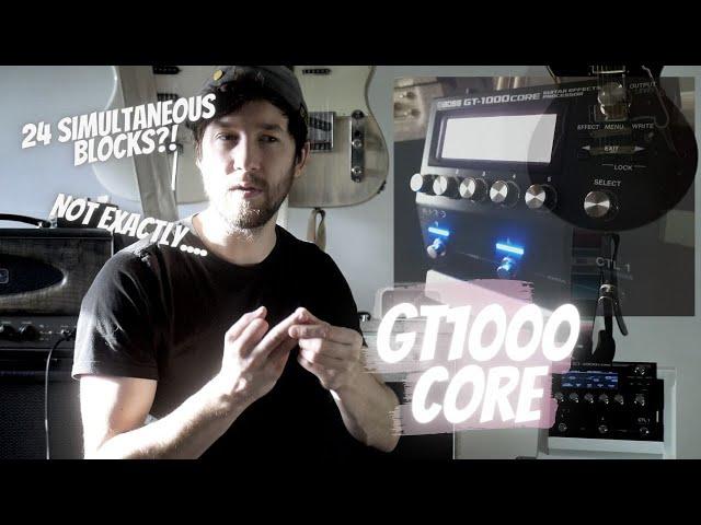 Boss GT1000 Core - What they didn't tell you....