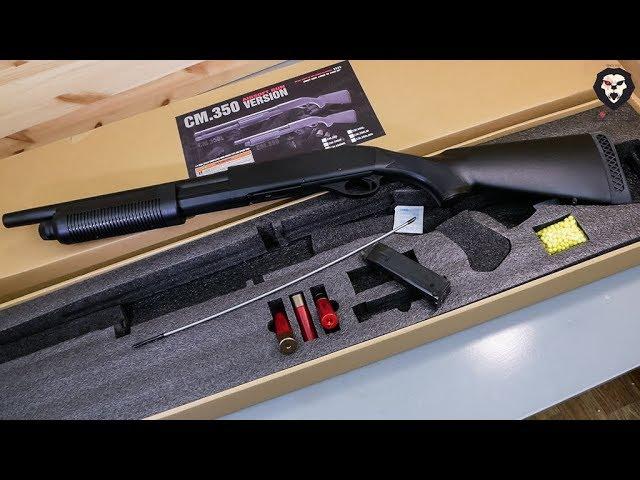 Механический страйкбольный дробовик Cyma Remington M870 Short CM видео обзор