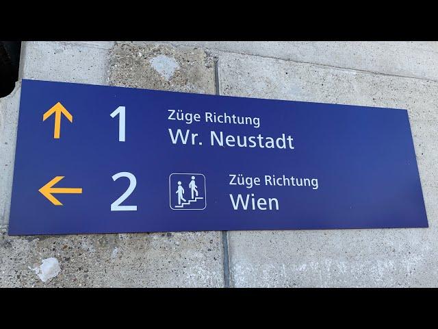 Von Liesing nach Wiener Neustadt - Thermenradweg zu Fuß