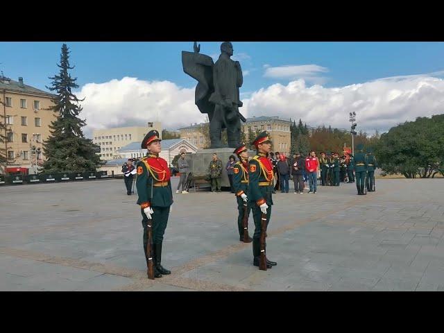 1-ое место на Конкурсе церемониальной подготовки (Всероссийский слёт "Пост №1" - 2024)