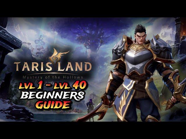 Beginners Guide | From Level 1 - Level 40 ( Max )【 TarisLand 】