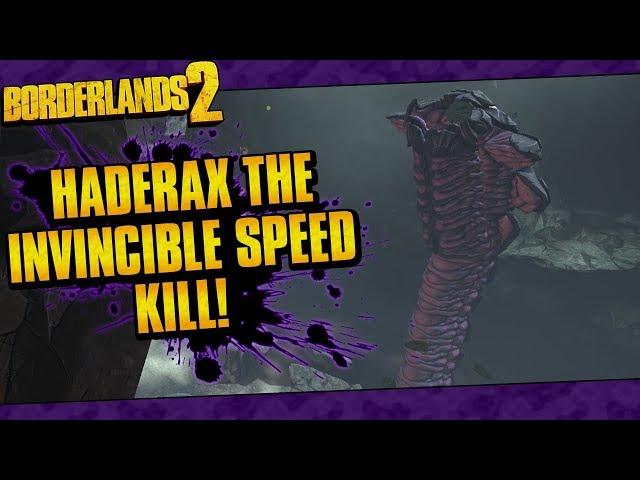 Borderlands 2 | OP10 Haderax The Invincible Speed Kill In 1:36