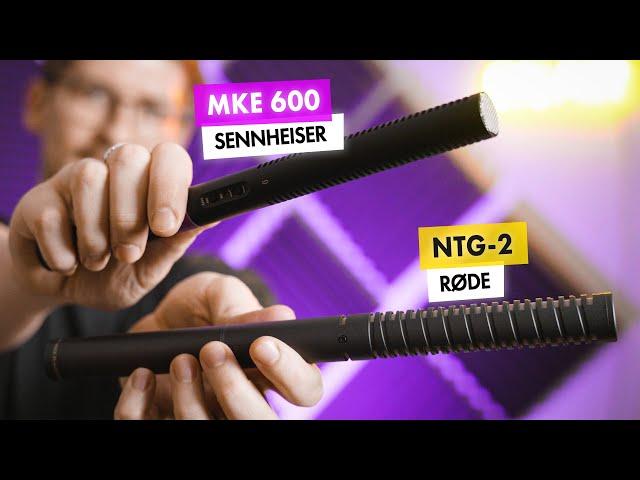 Røde NTG-2 vs Sennheiser MKE 600 | Welches Mikrofon ist besser?