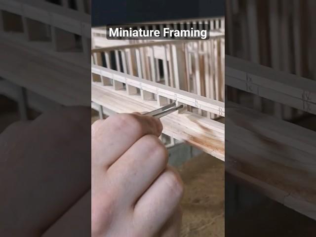 Building A Miniature Model Garage #mini #diy #framing