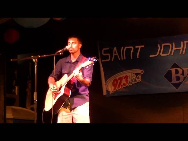 Steven Fortune performing "Pain Never Hurt Me Like Love" by Foy Vance for week 3 of Saint John Idol