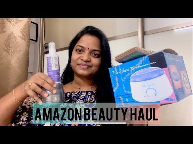 Amazon beauty haul// DONT WASTE MONEY ON  SALON// wax at home// cash on delivery available