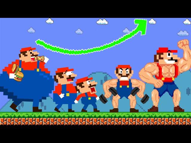 Evolution Of Mario: GLOW UP Transformation | Game Animation