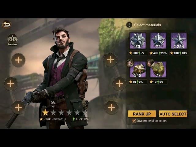 Doomsday: Last Survivors - Cheesing the Rank Update Criticals to Get 4 Star Heros Quickly