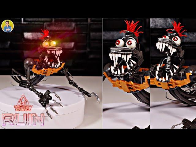 I MADE RUIN MONTY FROM FNAF SECURITY BREACH RUIN DLC (PORCELAIN TUTORIAL)