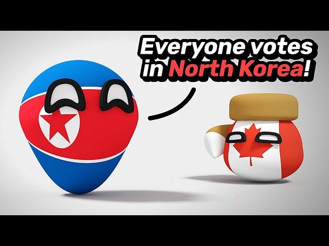 COUNTRIES COMPARE ELECTIONS | Countryballs Animation