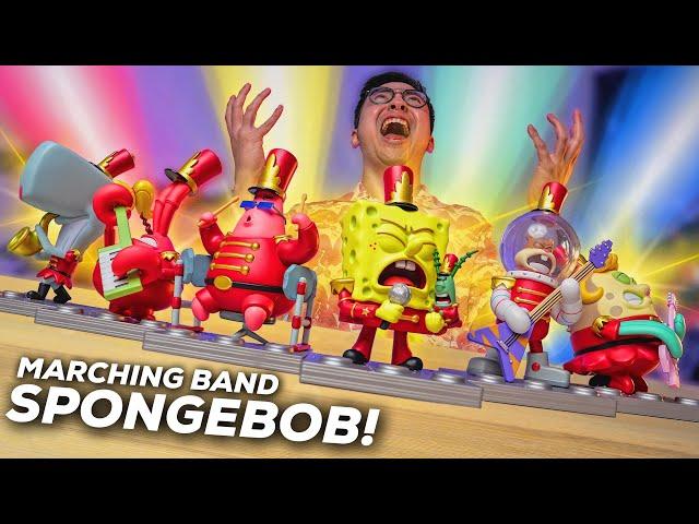 Unboxing SPONGEBOB KONSER “SWEET VICTORY” Satu Set Komplit!  | Mighty Jaxx Band Geeks Series