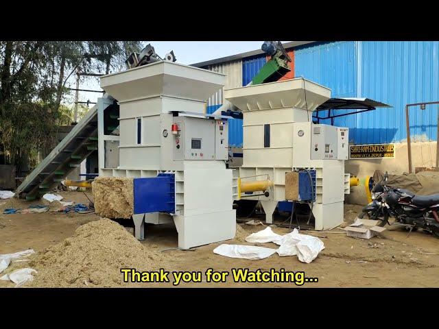 भुसा के बंडल बनाने वाली मशीन | Bhusa Press Machine Manufacturer In India | Tudi Press Machine India
