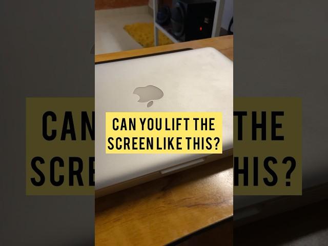 Can you lift your laptop screen like this 