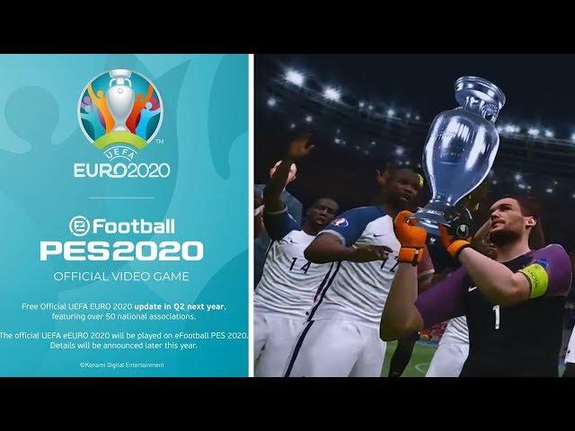 PES СНОВА НАНЕС УДАР ПО FIFA: ЕВРО-2020 БУДЕТ ЭКСКЛЮЗИВОМ В PES 2020