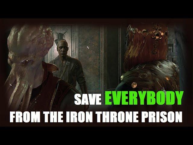 How to save Duke Revengard, Omeluum and ALL prisoners from the Iron Throne Prison - Baldur's Gate 3