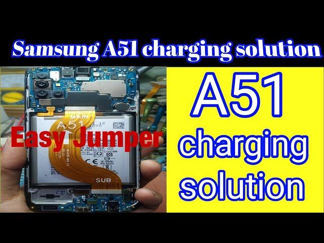 Samsung Galaxy A51 (SM-A515) Not Charging Solution Easy jumper #a51 #notcharging #repair #jumper