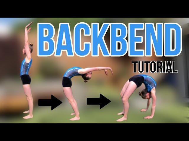 BACKBEND TUTORIAL | Beginner gymnastics | How to do a Backbend | PolinaTumbles