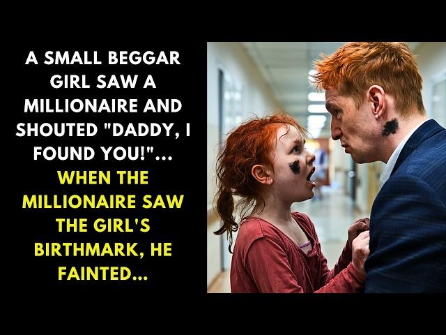 A SMALL BEGGAR GIRL SAW A MILLIONAIRE AND SHOUTED "DADDY, I FOUND YOU!"...WHEN THE MILLIONAIRE...