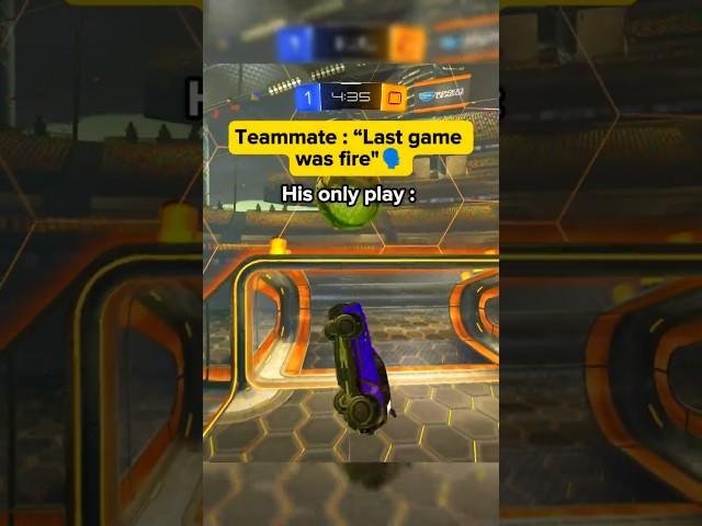 Teammate's fault 