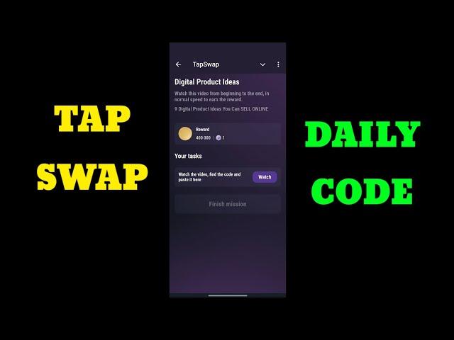 Digital Product Ideas | Tapswap Code | 9 Digital Product Ideas You Can SELL ONLINE Tapswap Code