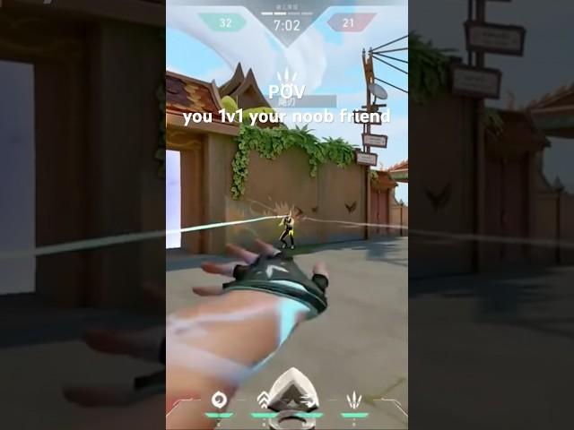 POV you 1v1 your noob friend #valorant #valoranttips #valorantclips #valorantskins