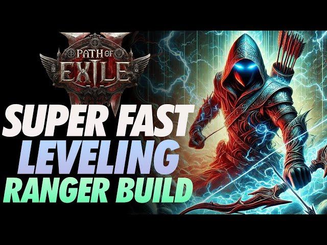 Path of Exile 2 Best Ranger Leveling Build ~GET TO MAPS IN 12 HOURS! SUPER FAST LIGTNING ARROW BUILD