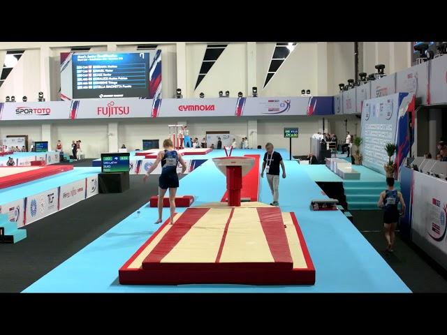 TUKIAINEN Alex (FIN) - 2023 Artistic Junior Worlds - Qualifications Vault 1