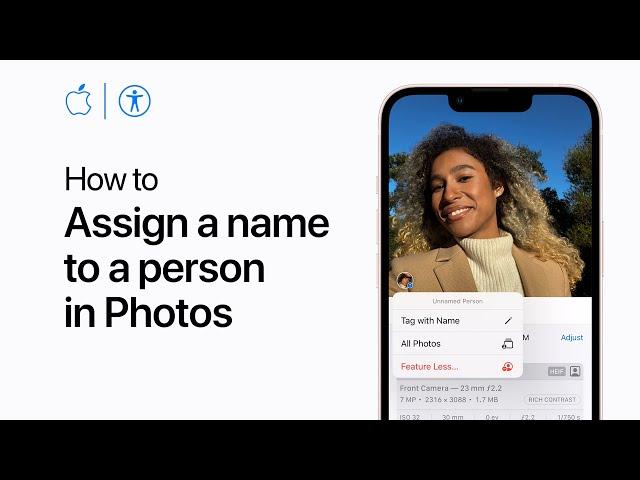 How to assign a name to a person in Photos on your iPhone and iPad | Apple Support