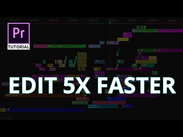 How to Edit Faster then EVER in Premiere Pro | Tutorial