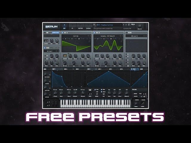 the best FREE serum presets (yeat, ken carson, etc)