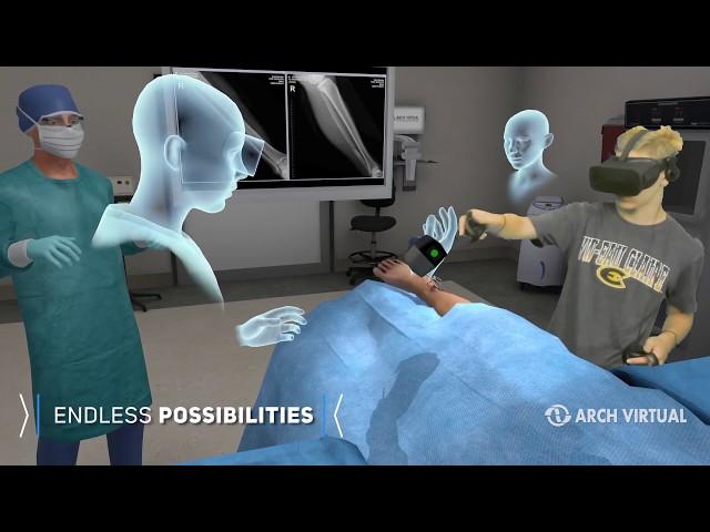 VR Medical Simulation and Training from Arch Virtual, Developers of Acadicus