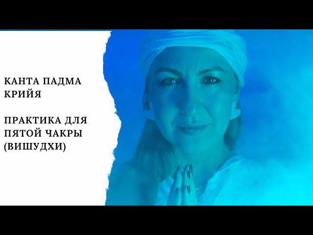 Канта Падма крийя (крийя горлового лотоса)