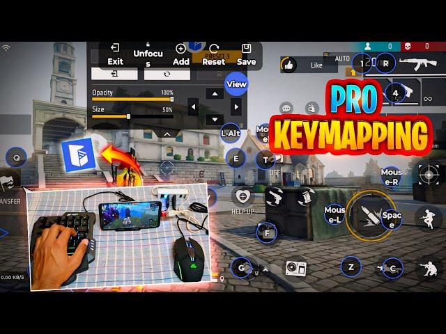 2024  GG Mouse Pro Easy and Pro Keymapping | keyboard and mouse on mobile full setup