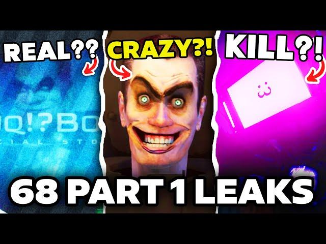 EPISODE 68 PART 1 LEAKS?! - Skibidi Toilet ALL SECRETS & Easter Egg Analysis & Theory