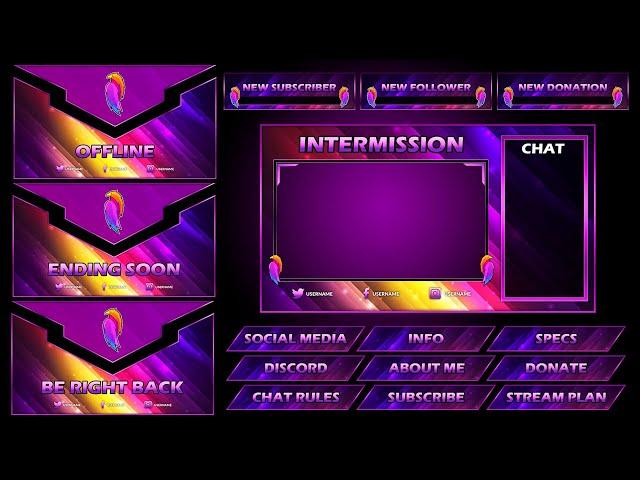 Top Twitch Overlay Design 101   Free Twitch Overlay Template