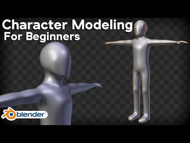 Character Modeling for Beginners (Blender Tutorial)