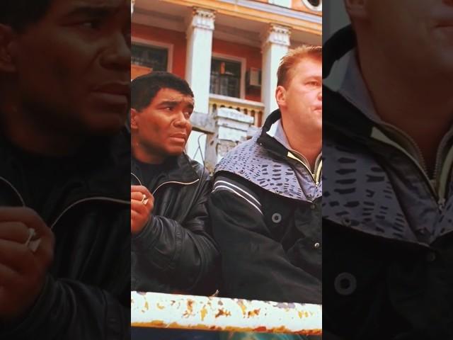 Видно что ты людоедом был.... #саймон #сашабелый #кабан #90е #эфиопия #бандитскийпетербург #бригада