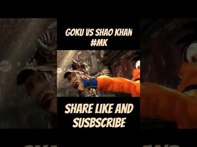 Goku Vs Shao Khan #mortalkombatgaming #games